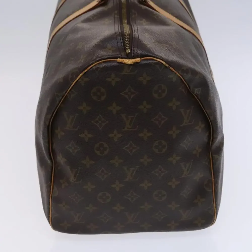 LOUIS VUITTON Monogram Keepall 55 Boston Bag M41424
